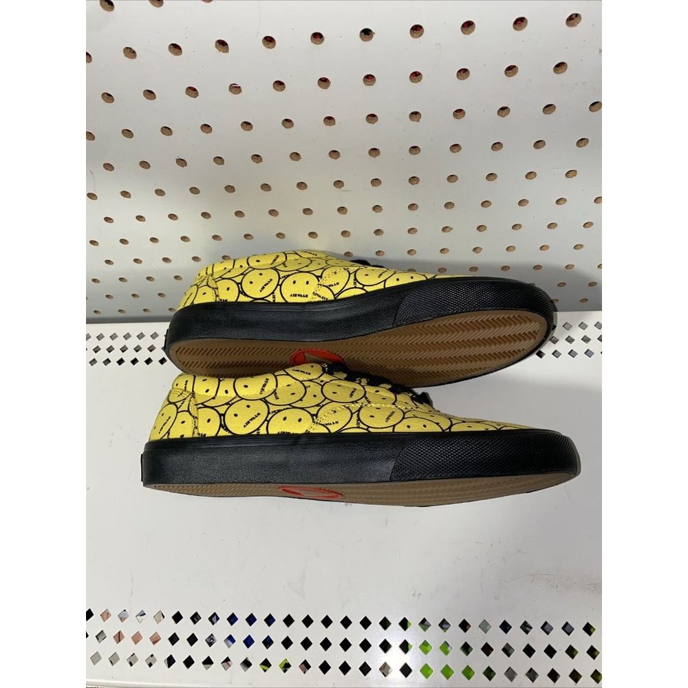 RARE AIRWALK Retro Smiley Face Logo Mens Athletic Lifestyle Skate Shoes Size 8 - Picture 5 of 8